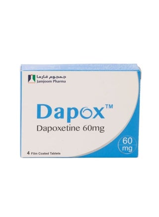 Pack Of 2 DAPOX 60MG 4 TAB - view 3